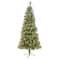 7ft. Pre-Lit Wisconsin Slim Snow Tip Pine Artificial Christmas Tree with Clear LED Lights